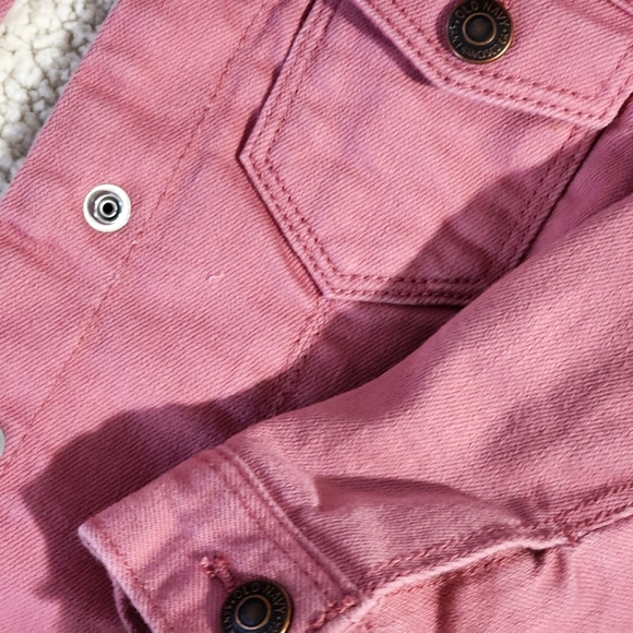 Old Navy Pink Jean Jacket, Size 2T/2A - Picture 3 of 5